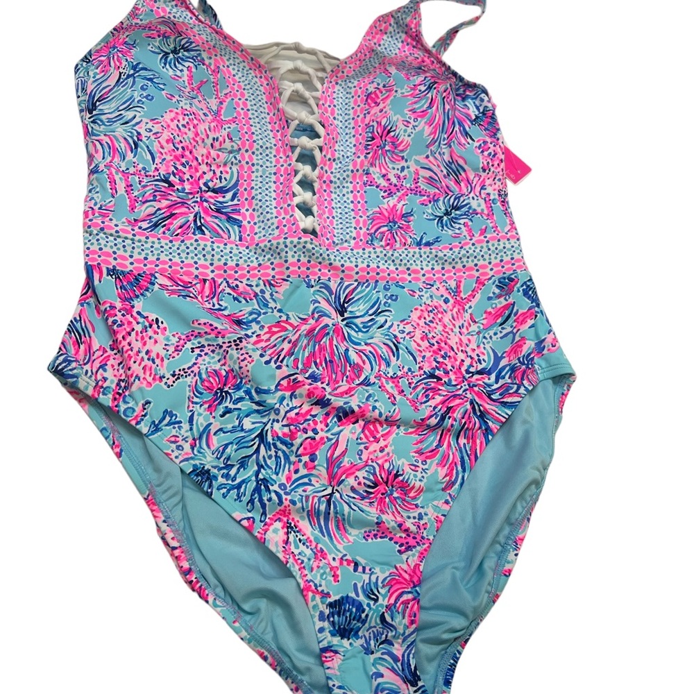 Caseylee Lattice One Piece Celestial Blue Sea and Seek Engineered 1PC LPBOX3-24 - Picture 5 of 5